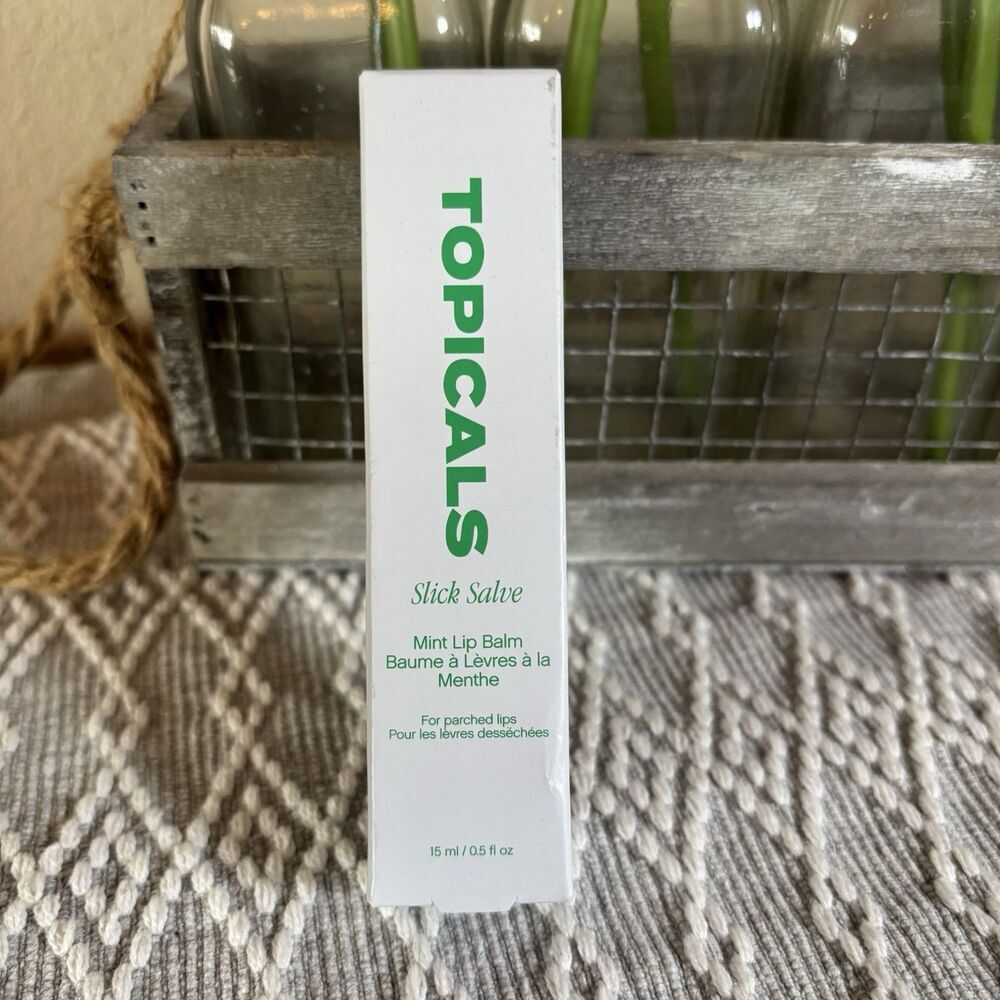 Topicals Slick‎ Salve Glossy Lip Balm for Soothing+Hydration, (0.15 oz)